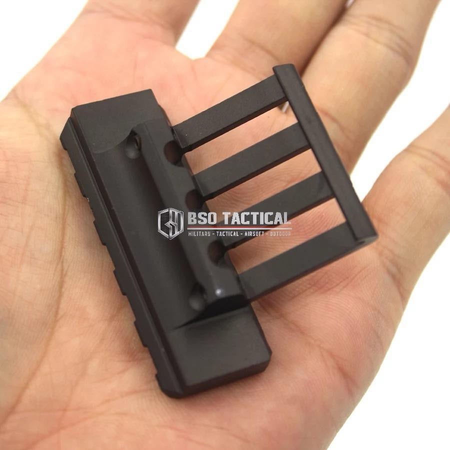 BD Tactical One Clock Base Mount 45 Degree Angle 5 Slot 20mm Rail
