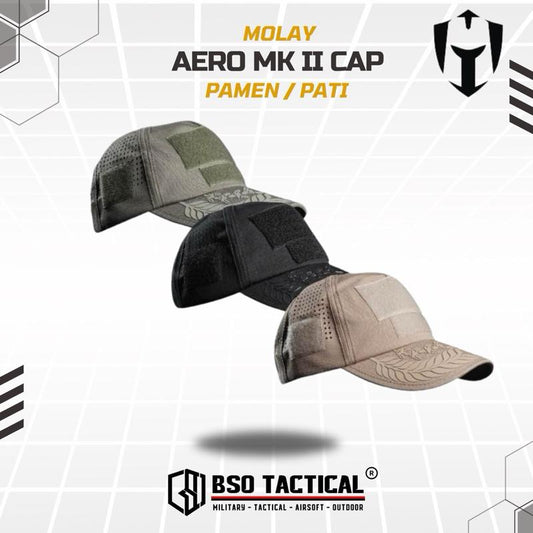 Topi Molay AERO MKII Pamen Pati Outdoor Hat Tactical Cap - ORIGINAL