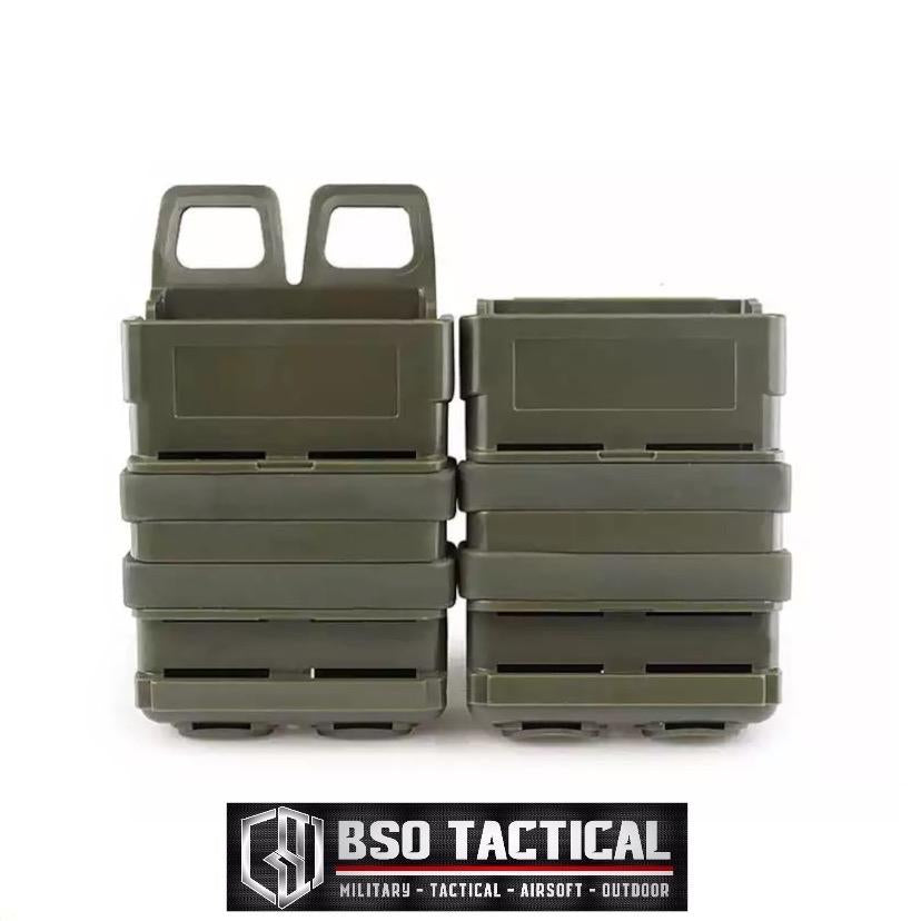 Fast Mag Tactical 556 Double Mag Pouch Molle Rubber Clip
