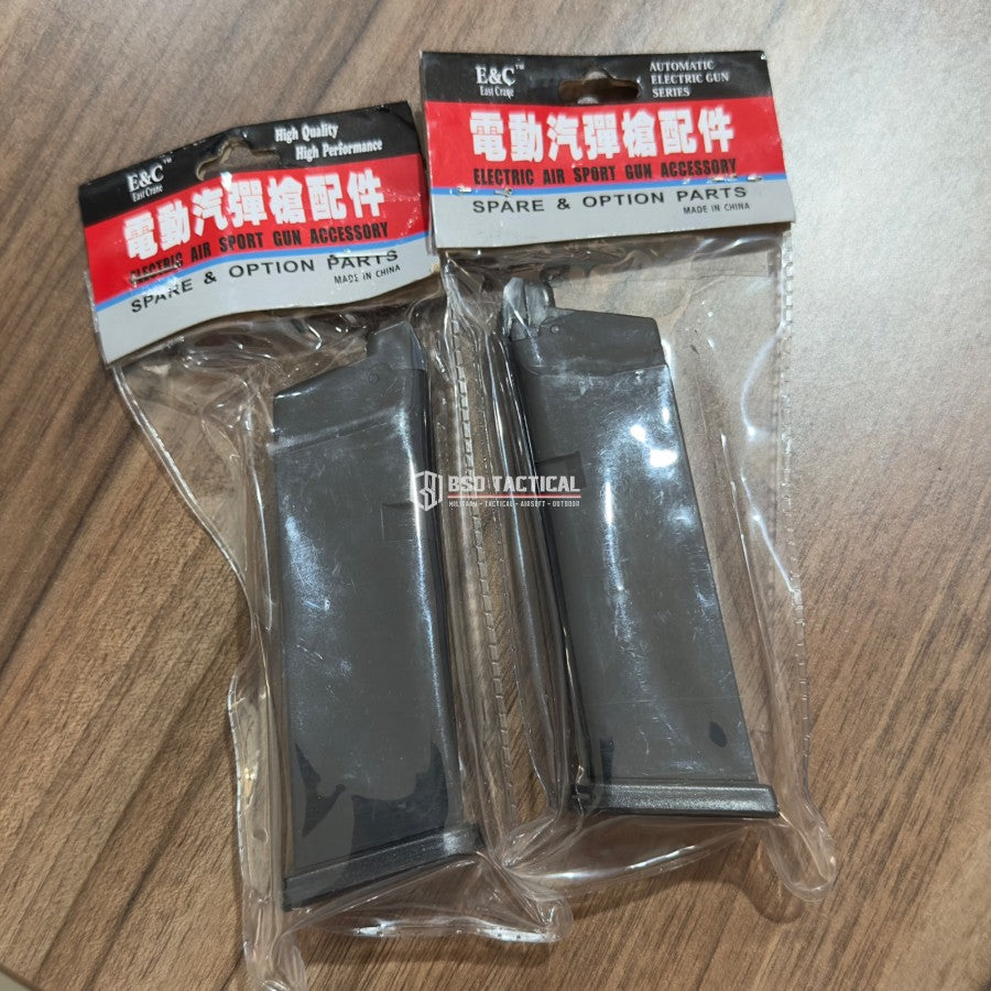 Mag E&C G19 ENC G Series 20rds Greengas Version Full Metal Spare Mag