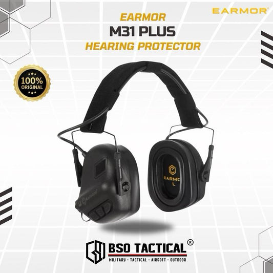 Earmor M31 PLUS Safety Hearing Protector Version Earmuff Earphone Headset Earbuds Headphone - ORIGINAL