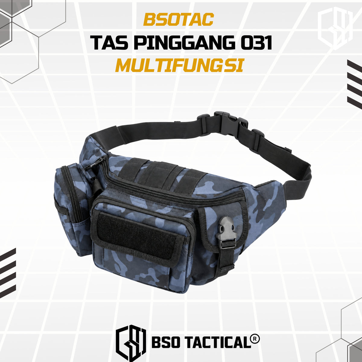 Tas Pinggang Multifungsi Travel Pack Waisted Bag Outdoor Nylon