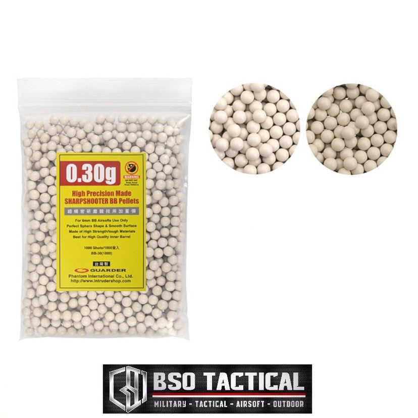 Guarder High Precision BB 0.30 0.3 0,30 0,3 1000 Rds Airsoft - ORIGINAL