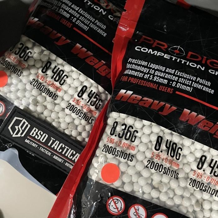 Prodigy Airsoft Competition BBs 6mm 0.36/0,36 2000 BB Heavy Weight ORI