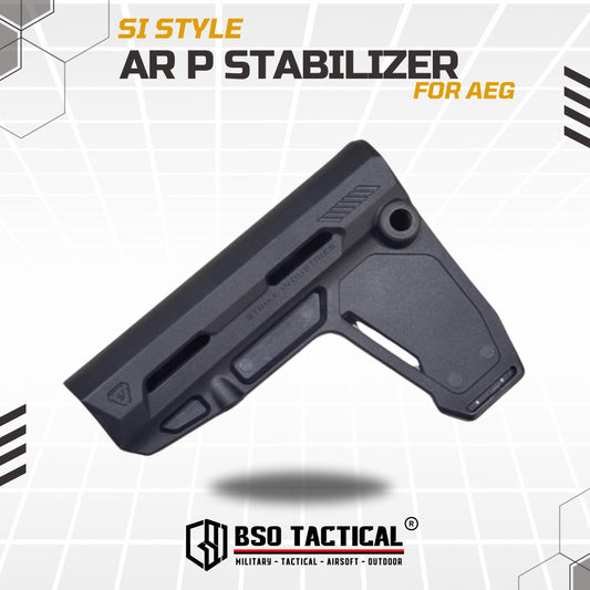 Popor Tactical SI Style AR P Stabilizer Lightweight Polymer Low Profile AEG