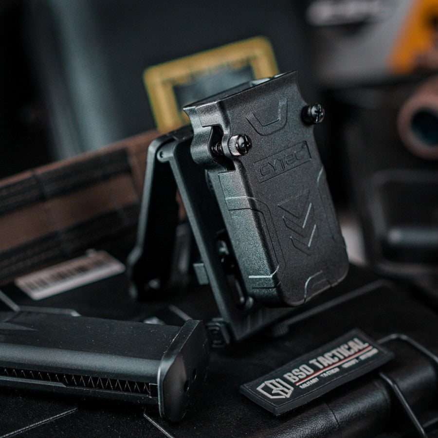 Cytac Single Mag Pouch Universal 9mm Adjustable Belt Clip