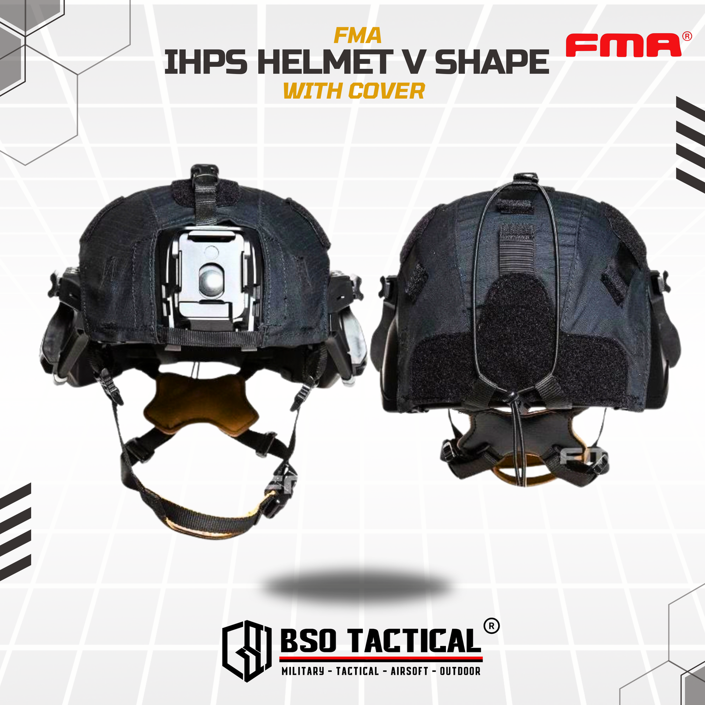 FMA IHSP Tactical Outdoor Helmet with Cover - TB1428