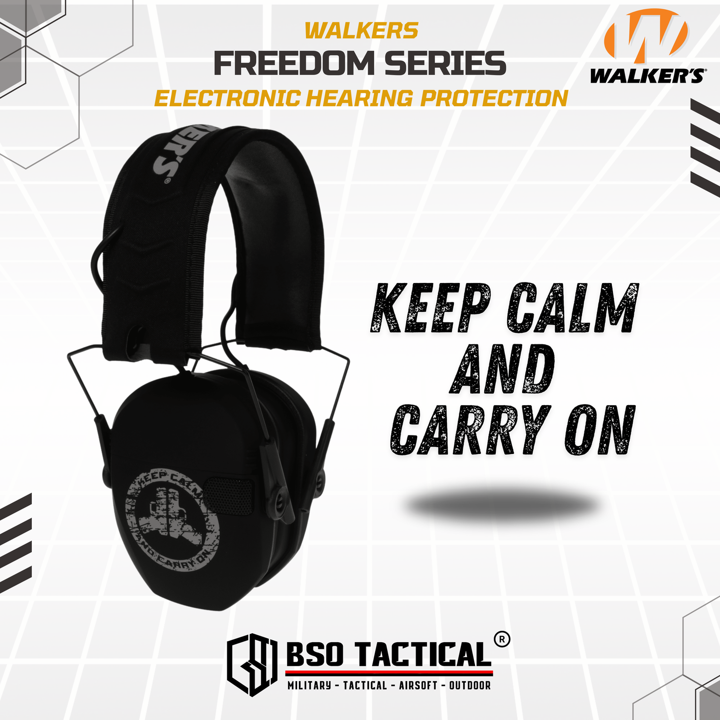 Walkers Freedom Series Tactical Hearing Protection - ORIGINAL
