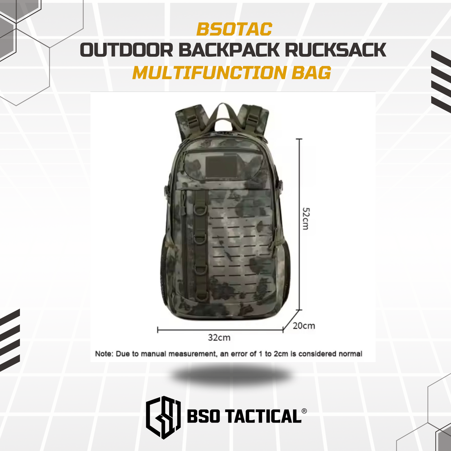 Tas Ransel Rucksacks Tactical Outdoor Backpack 35L Bag