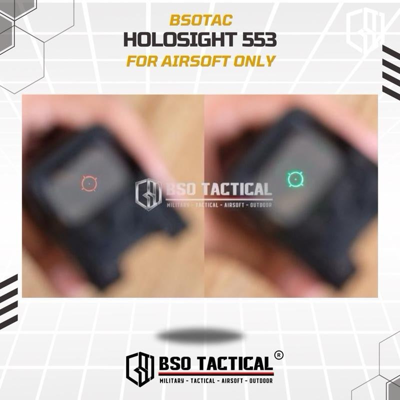 Holosight 553 Style Red Green Dot Scope Sight Picatinny Full Metal for Toys