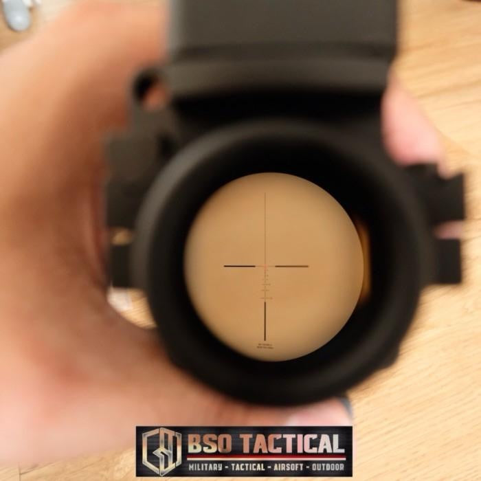 ACOG 4x32 with RMR Red Dot Scope Tactical Sight Full Metal - Reps