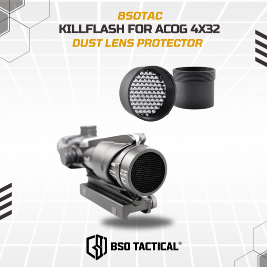 Killflash RCO ARD ACOG 4x32 Lens Scope Protective Mesh Cover Honeycomb