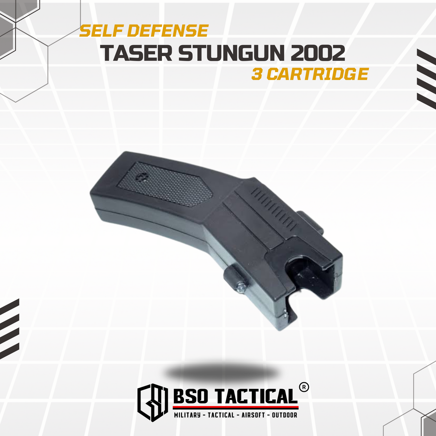 Taser 2002 80KV with Laser Pointer EDC Survival Self Defense Gear 3 Cartidge Include