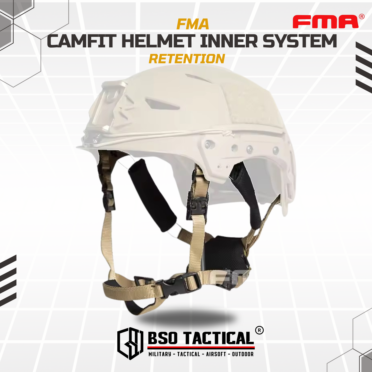 FMA Tactical TW Tali Helm Camfit 2.0 Helmet Retention System