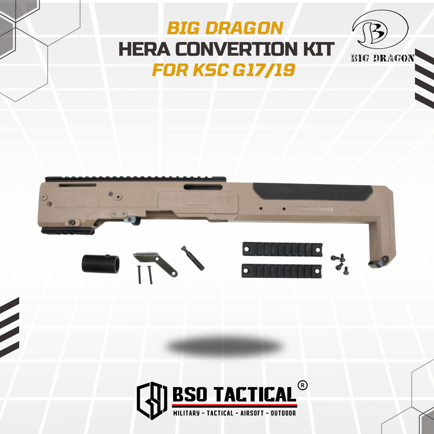 BD Tactical Hera Convertion Kit for G17/19 Polymer Material Toys Mainan Olahraga