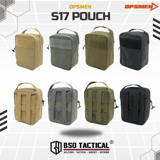 Opsmen Tactical S17 Molle Pouch Carrying Bag Multifungsi for Hearing Protection
