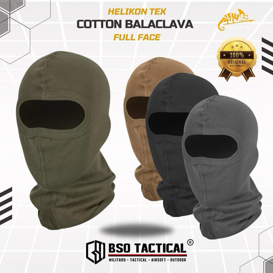 Helikon Tex Cotton Balaclava Outdoor Full Face Masker Wajah Protection - ORIGINAL