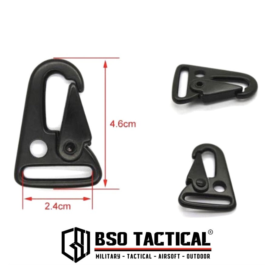 Carabiner Swivel Kaitan Strap Tali Hook Sling Baja Material Pengait Tas Sling Outdoor