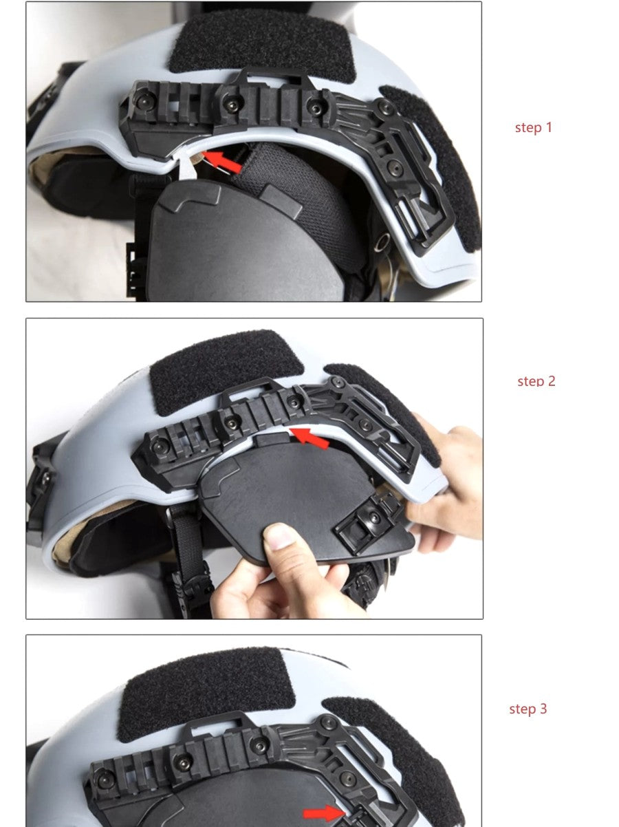FMA Tactical Ear Side Cover Protection Helmet for EX Helmet 3.0 Outdoor
