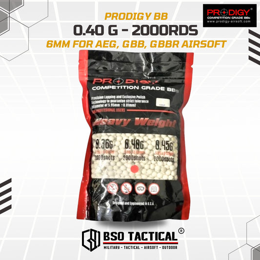 Prodigy Airsoft Competition BBs 6mm 0.40/0,40/0.4/0,4 2000 BB ORIGINAL