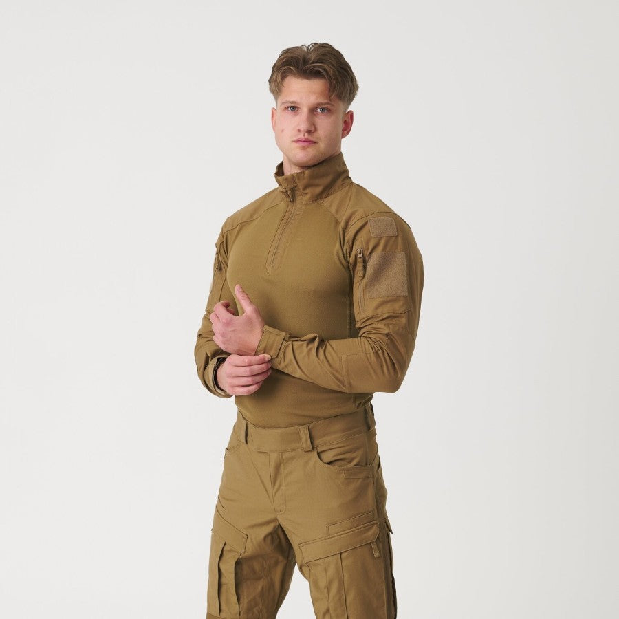 Baju Outdoor Helikon Tex MCDU NYCO Ripstop Long Sleeve Basic Shirt - ORIGINAL