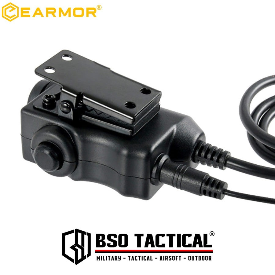 Earmor M52 Adapter PTT Versi Icom HT Push to Talk Earphone Walkie Talkie Communication