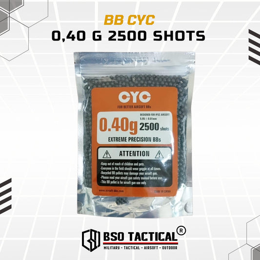 BB CYC 6mm 0.40 g 0,40 g 2500 Shots Original For Airsoft Best Quality