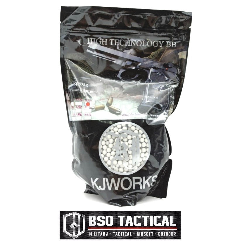 KJW 0.25 0,25 4000rds BB Airsoft 6mm White High Precision - ORIGINAL