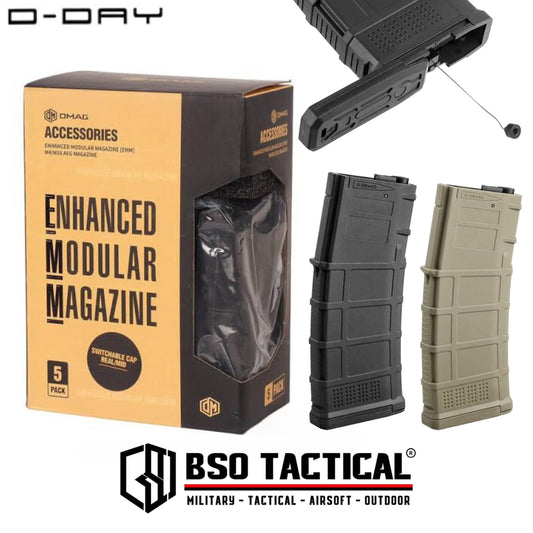 Mag Tarik DMAG M 4 ( D-Day ) 350rd Hicap Flashmag EMM AEG Polymer