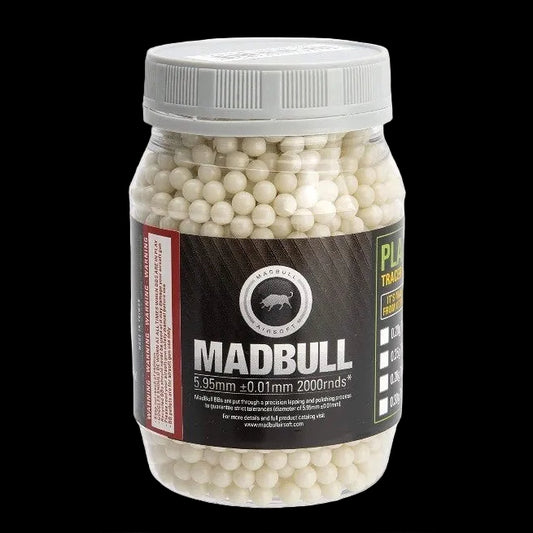 Madbull BB 0.25 g 0,25 g 2000rds 6mm Green Tracer Airsoft - ORIGINAL