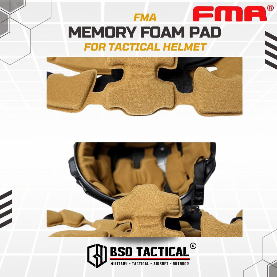 FMA Busa Dalam Helm Tactical MT Helmet Protected Pads Foam Helm Set - TB1275