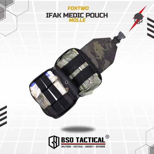 FOX TWO Tactical IFAK Medic Pouch Molle Multifungsi EDC Bag Pouches ORIGINAL FOXTWO