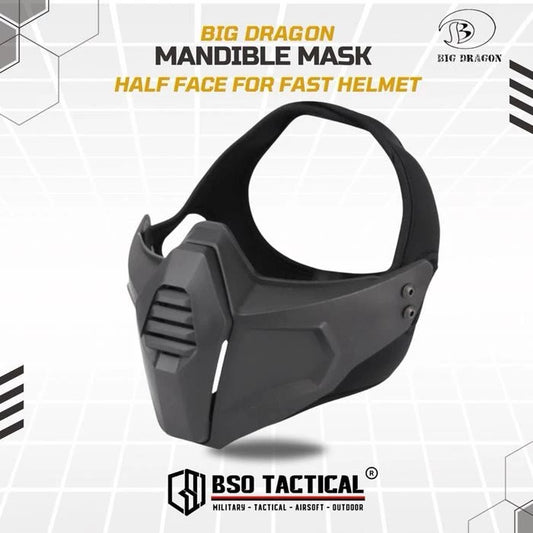BD Tactical Half Face Mask Mandible for Tactical Helmet PJ MH BJ Helm - BD6652