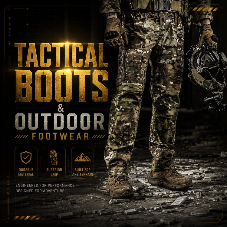 Tactical Boots & Outdoor Footwear