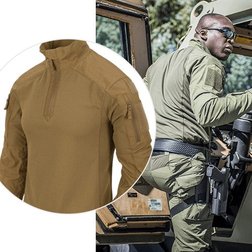 Baju Outdoor Helikon Tex MCDU NYCO Ripstop Long Sleeve Basic Shirt ORIGINAL