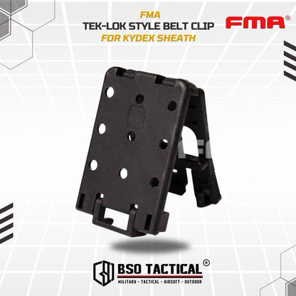FMA Tek Lok Style Belt Clip for Kydex Knife Sheath Flashlight - TB1215
