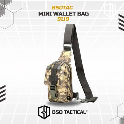 Tas Selempang Tactical Mini Wallet Bag Outdoor Sport Bag - 9119