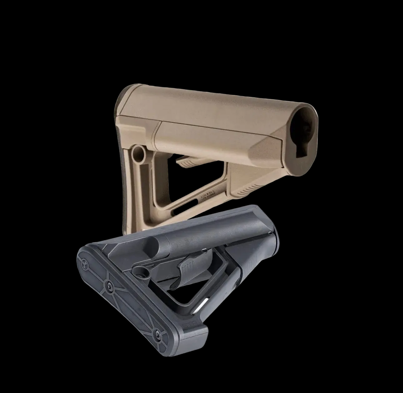BD Tactical Popor SRT Style Polymer Buttstock Adjustable Position for AEG WGG GBBR