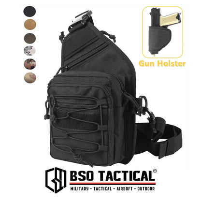 Tas Selempang Dada Tactical Chestbag Concealed Sling Chestpack