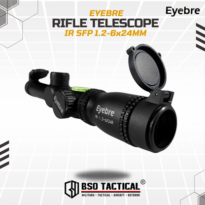 Eyebre Rifle Scope IR SFP 1.2-6x24MM Hunting Telescope