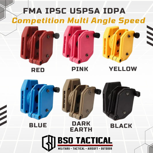 FMA IPSC USPSA IDPA Competition Multi Angle Speed 9mm Mag Pouch
