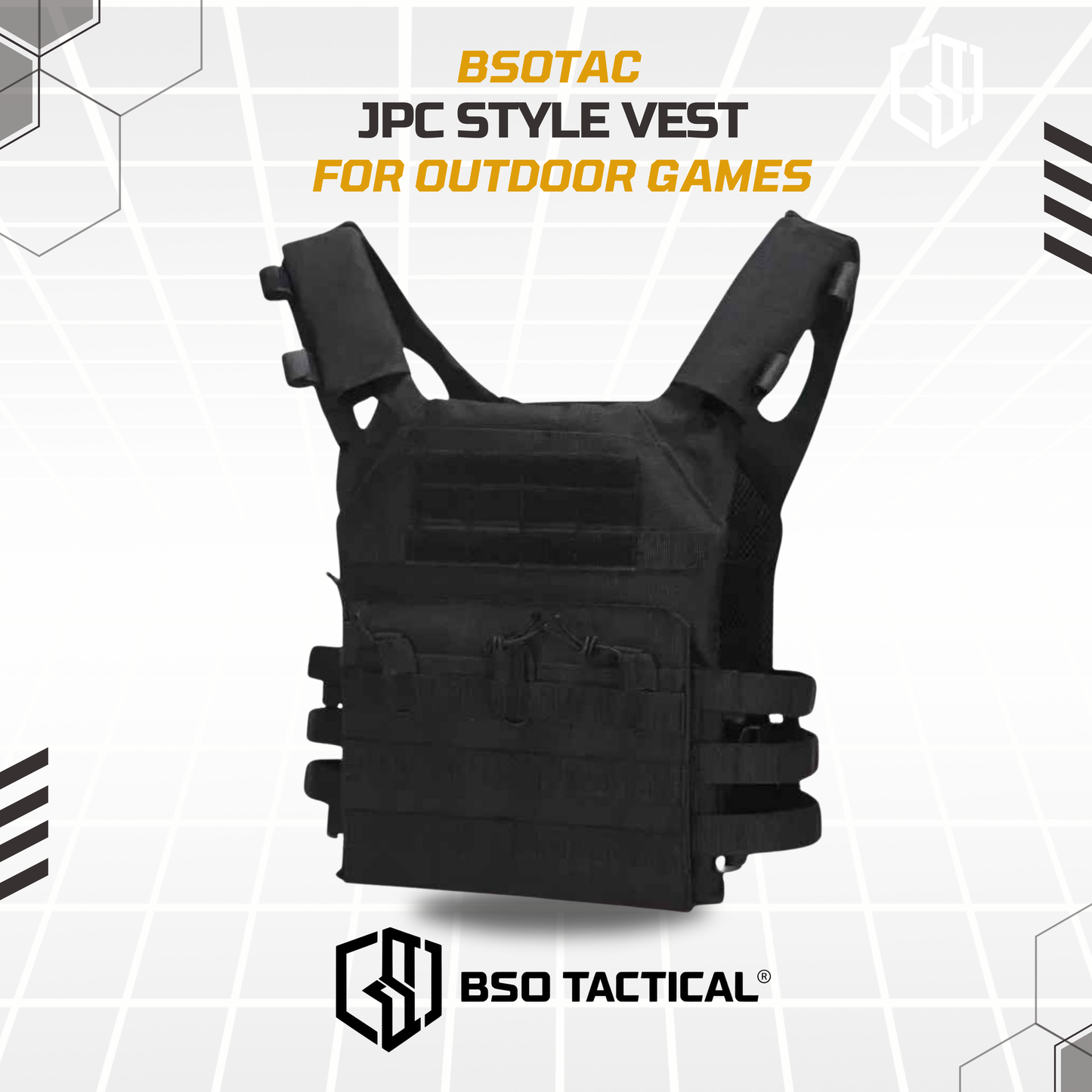 Rompi Olahraga JPC ACM Tactical Molle Vest Body Protection Lighweight Outdoor Gym Fitness Hyrox Outdoor Sport
