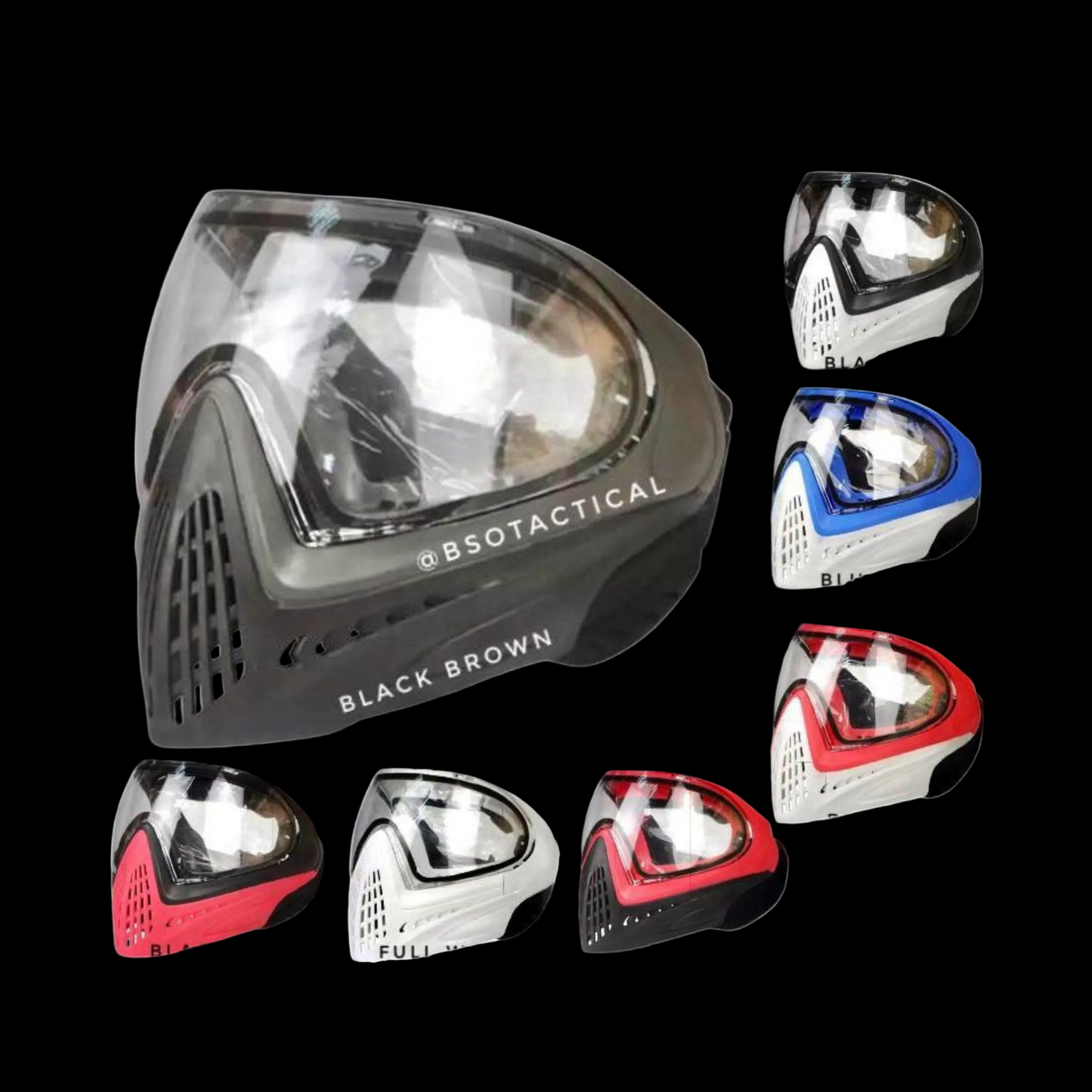 FMA F1 Tactical Mask Full Face Outdoor CQB Speed Mask - Double Layer Lens
