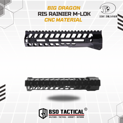 BD Tactical RIS MLOK Rainier Arm SWITCH 556 AR 15 Handguard - 12” 13” 15”