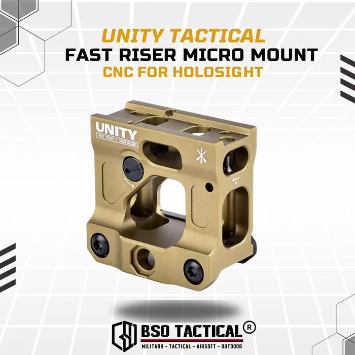 Unity Tactical FAST Riser Micro Mount CNC for Holosight T1 T2 Romeo