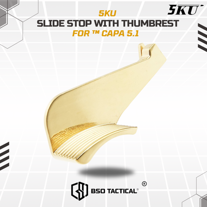 Slide Stop with Thumb Rest CNC Alumunium for TM CAPA