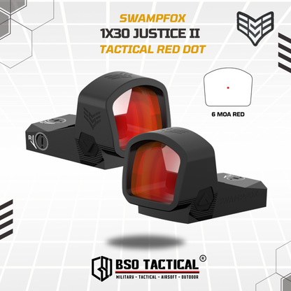 Swampfox JUSTICE II 1X30 Dot Sight