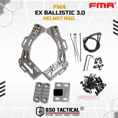 FMA EX Ballistic 3.0 Replacemet Tactical Helmet Rail EXF Team Wendy - TB1392