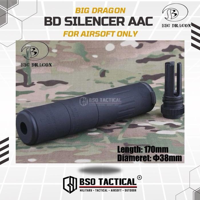BD Tactical Silencer AAC Armament Marking M 4 2000 Deluxe Full Metal