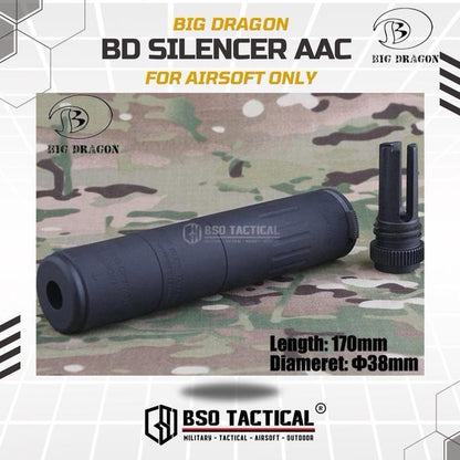 BD Tactical Silencer AAC Armament Marking M 4 2000 Deluxe Full Metal